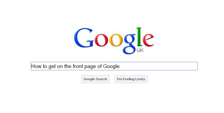 Google Search Engine banner with reference to SEO search engine optimisation